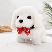 お買い得  ぬいぐるみ-模擬電気犬ぬいぐるみ電気犬は歩くことができ、吠え、うなずき、尻尾を振ることができます子供のおもちゃの犬小屋
