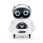 cheap Electronic Entertainment-Pocket RC Robot Talking Interactive Dialogue Voice Recognition Record Singing Dancing Telling Story Mini RC Robot Toys Gift