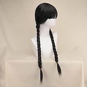 levne Klasický horor-Středa Addams Addamsova rodina středa Šaty Maškarní cosplay Filmové kostýmy for Dámské Dívčí Dospělé Karneval Plesová maškaráda
