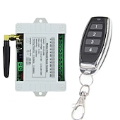 رخيصةأون مفاتيح ذكية-مفتاح التحكم عن بعد DC12v 24v 36v 4ch/رمز التعلم 10a مفتاح إيقاف التشغيل/433 ميجا هرتز