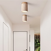 voordelige Inbouw- &amp; semi-inbouwmontage-plafondlamp steen inbouw plafondlamp voor slaapkamer woonkamer hal keuken, moderne trommellamp dichtbij plafond 110-240v