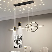 economico Luci Isola cucina-lampada a sospensione a led 100 cm dimmerabile design a grappolo forme geometriche lampada a sospensione in pvc classico elegante in lega di zinco contemporaneo moderno 110-240v