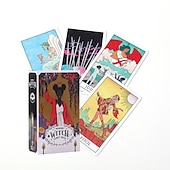 cheap Games &amp; Accessories-English Tarot 12 * 7 Cm Large Tarot Deck With Paper Instructions