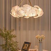 cheap Unique Chandeliers-LED Pendant Light 10 Lights 60/80/83cm Cluster Design Sputnik Design Chandeliers for Dining Room Bedroom Pendant Lamps 110-240V