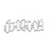 baratos estênceis de parede-crie uma seta indicadora com matrizes de corte de metal - perfeita para fazer cartões, scrapbooking e estamparia &amp; mais!