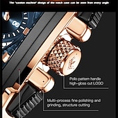 cheap Quartz Watches-New Olevs Brand Men&#039;S Watches Decorative Calendar Luminous Chronograph Large Dial Quartz Watch Students Casual Men&#039;S Waterproof Wristwatch