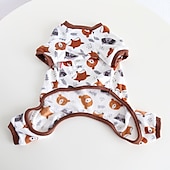 billiga Pyjamas-Hund Katt Pyjamas Mode söt stil Vinter Mjuk Tvättbar Bekväm Utomhus Ledigt / vardag Hundkläder for Bichon Frisé Pudel Pommeran valpen eller det lilla husdjuret Fjäril