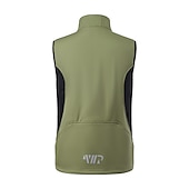 abordables Vestes et gilets pour hommes-Arsuxeo Homme Veste Velo Cyclisme Gilet Velo Cyclisme Coupe vent Hiver Etanche Coupe Vent Chaud Respirabilité Vélo Veste Survêtement VTT Vélo tout terrain Vélo Route Vélo de Ville Gris foncé Noir