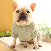billiga Pyjamas-Hund Katt Tröja Pyjamas Mode söt stil Vinter Varm Mjuk Tvättbar Bekväm Utomhus Inomhus Ledigt / vardag Hundkläder for Bichon Frisé Pudel Pommeran valpen eller det lilla husdjuret Fjäril