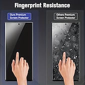 Χαμηλού Κόστους Samsung Προστατευτικά Οθόνης-[1+2Πακέτο] Προστατευτικό οθόνης + Προστατευτικό φακού κάμερας Για Samsung Galaxy S24 Ultra Plus S23 S22 S21 S20 Ultra Plus FE Note 20 Ultra Note 20 S25 Ultra Σκληρυμένο Γυαλί Anti-Spy