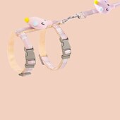 abordables Collares, arneses y correas para perros-Perros Gatos Bozales Correas Ajustable Portátil Duradero Exterior Paseo