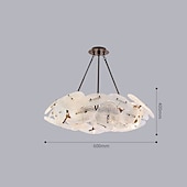 cheap Unique Chandeliers-LED Pendant Light 10 Lights 60/80/83cm Cluster Design Sputnik Design Chandeliers for Dining Room Bedroom Pendant Lamps 110-240V