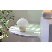 baratos abajur-Lâmpada de cogumelo candeeiros de mesa de cristal led luzes noturnas lâmpada de cabeceira usb lâmpada de 3 cores para sala de estar restaurante quarto mesa de jantar 110-240v