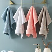 cheap Towels-Towels 1 Pack Medium Bath Towel, Ring Spun Cotton Lightweight and Highly Absorbent Quick Drying Towels, Premium Towels for Hotel, Spa and Bathroom