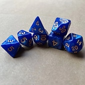 Недорогие игры и аксессуары-Многосторонние игральные кости, набор из семи частей дракона и настольная игра в жанре подземелья, беговая группа, трипг