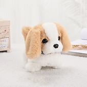 お買い得  ぬいぐるみ-模擬電気犬ぬいぐるみ電気犬は歩くことができ、吠え、うなずき、尻尾を振ることができます子供のおもちゃの犬小屋