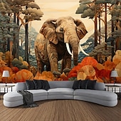 economico arazzi animali-elefante dipinto appeso arazzo arte della parete grande arazzo decorazione murale fotografia sfondo coperta tenda casa camera da letto soggiorno decorazione