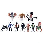 economico Costruzioni giocattolo-blind box popolare skibidi toilet man monitor hand game camera bambola building block decorazione giocattolo toilette