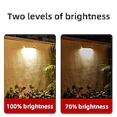 cheap Outdoor Wall Lights-Solar Outdoor Wall Lamp Garden Villa Courtyard Lighting Sign Door Headlight Waterproof Wall Porch Fence Landscape Decoration Light