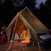 זול מוצרים עם חיבור לחשמל-328ft 100m גמישות LED מחרוזת מנורות ip67 רצועות עמיד למים אורות מחרוזת חג המולד 1000 לדים חם לבן חם מחרוזת אורות חג אורות חג מסיבה חג חתונה 29v