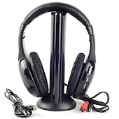 cheap On-ear &amp; Over-ear Headphones-5-in-1 wireless multi-function headset monitoring FM radio earphone for PC Laptop Computer TV TW-699