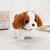 お買い得  ぬいぐるみ-模擬電気犬ぬいぐるみ電気犬は歩くことができ、吠え、うなずき、尻尾を振ることができます子供のおもちゃの犬小屋