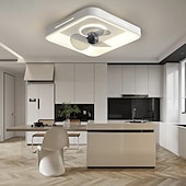 preiswerte Dimmbare Deckenleuchten-Deckenventilator mit Licht, dimmbar, 48 cm, Macaron, mehrfarbig, 360-Grad-Kopfschütteln, 6 Windgeschwindigkeiten, moderner Deckenventilator für Schlafzimmer, Wohnzimmer, ca &amp; Fernbedienung 110-240V