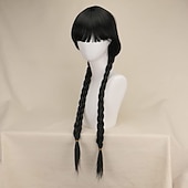 levne Klasický horor-Středa Addams Addamsova rodina středa Šaty Maškarní cosplay Filmové kostýmy for Dámské Dívčí Dospělé Karneval Plesová maškaráda