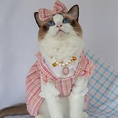 baratos Vestidos-Cachorros Gatos Vestidos Camisetas Moda Estilo bonito Inverno Macio Lavável Confortável Ao ar livre Festa Casual / Diário Roupas para cães for Bichon Frise Poodle Pomerânia Animais de Pequeno Porte