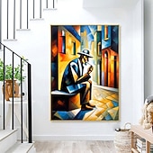 Handmate Oil PaintingCanvasWall Art DecorationAbstract Knife Painting Picasso Style Charactersfor Home Decor Rolled Frameless Unstretched Painting 15