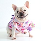 economico Vestiti-Cane Gatto Vestito Moda Carino Inverno Morbido Lavabile Confortevole All&#039;aperto Casual Quotidiano Abbigliamento per Cani for Bichon Frisé Barboncino Volpino di Pomerania Cucciolo Papillon