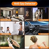 abordables Sensores de seguridad-detectores de cámara oculta detector de protección de privacidad dispositivos ocultos error de cámara espía dispositivo de escucha rf detector de rastreador gps de coche señal inalámbrica anti-furtivo