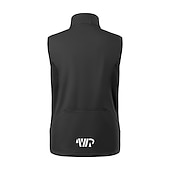 abordables Vestes et gilets pour hommes-Arsuxeo Homme Veste Velo Cyclisme Gilet Velo Cyclisme Coupe vent Hiver Etanche Coupe Vent Chaud Respirabilité Vélo Veste Survêtement VTT Vélo tout terrain Vélo Route Vélo de Ville Gris foncé Noir