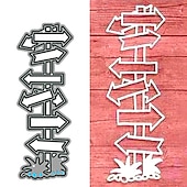 baratos estênceis de parede-crie uma seta indicadora com matrizes de corte de metal - perfeita para fazer cartões, scrapbooking e estamparia &amp; mais!