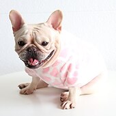 billiga Pyjamas-Hund Katt Tröja Pyjamas Mode söt stil Vinter Varm Mjuk Tvättbar Bekväm Utomhus Inomhus Ledigt / vardag Hundkläder for Bichon Frisé Pudel Pommeran valpen eller det lilla husdjuret Fjäril