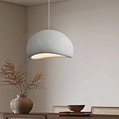 abordables Suspension-Lampe à suspension LED en résine 30 cm, abat-jour créatif, luminaires de plafond en métal industriel, lustre d&#039;ambiance de style bar créatif pour salon, îlot de cuisine, chambre à coucher 85-265v