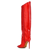 cheap Footwear-Retro Vintage 1980s Knee High Boots Disco Women&#039;s Carnival Costume Halloween Carnival Performance Party Pride Parade Adults&#039; Shoes All Seasons