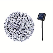 cheap Solar String Lights-Elegant Wedding Reception Party 1000/500/300/200/100/50/30LED Solar String Light, 8 Modes, Solar Christmas Lights Waterproof for Gardens, Wedding, Party, Homes, Christmas Tree, Curtains, Outdoor