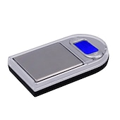 abordables Balances-Mini balance de briquet de poche 50g/100g/200g balances numériques de précision pour bijoux diamant rechargement cuisine 0.01g balance électronique de poids