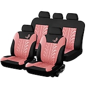 baratos Capas para bancos de automóveis-conjunto de capas de assento de carro starfire 4/9pcs ajuste universal capas para a maioria dos carros protetor de assento de carro estilo lagartixa quatro estações