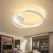 abordables Luces de techo-Luz de techo LED, lámpara de techo con luz empotrada de diseño circular regulable, adecuada para dormitorio, sala de estar, comedor, ac110v ac220v