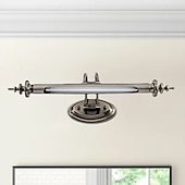 abordables Apliques de pared para interior-Luces de espejo, luz de espejo de baño vintage, lámpara de baño, luces de espejo de tocador para iluminación de tocador, lámpara de pared interior ip44, lámparas de imagen con luz de maquillaje giratoria de 4000k 90-264v