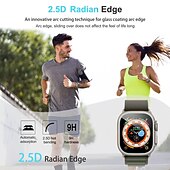 cheap Smartwatch Screen Protectors-Screen Protector Film for iWatch Ultra/Ultra 2 Series 9 8 7 6 SE 5 4 3 2 1 for Apple Watch 49mm 44mm 40mm  Soft / Tempered glass Protective Accessories（3/1pcs film）