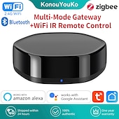 Χαμηλού Κόστους Οικιακές συσκευές-tuya multimode gateway hub zigbee wireless bridge για smart home bluetooth mesh wifi ir τηλεχειριστήριο για alexa google smart life