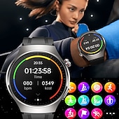 お買い得  スマートウォッチ-iMosi MT200 スマートウォッチ 1.43 インチ スマート·ウォッチ ブルートゥース ECG + PPG 温度監視 歩数計 と互換性があります Android iOS 女性 男性 長時間スタンバイ ハンドフリーコール 防水 IP 67 48mmウォッチケース