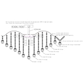 Недорогие Люстры-спутники-светодиодные люстры, современная роскошь, 42/50/60/80 см, 6/6/12/14-светлый золотой кристалл для домашнего интерьера, кухни, спальни, железное искусство, лампа на ветке дерева, креативная лампа, свет теплого белого цвета, 110-240 В