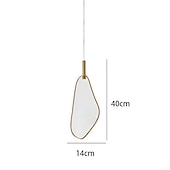 economico Luci Isola cucina-lampada a sospensione a led cluster design in metallo 45/60cm lampadari stile minimalista led lampada a sospensione sala da pranzo comodino plafoniera 110-240v