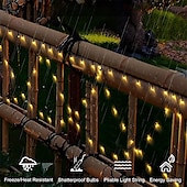 cheap Solar String Lights-Elegant Wedding Party Reception 40ft 380 LED Color Changing Fairy String Lights – Waterproof Indoor/Outdoor String Lights with Remote, 11 Modes for Garden, Holiday