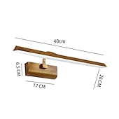 abordables Apliques de pared para interior-Luces de espejo,luz de espejo de baño vintage con interruptor,lámpara de baño,luces de espejo de tocador para iluminación de tocador,lámpara de pared interior ip44 luz de maquillaje giratoria lámparas