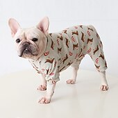 tanie Piżama-Psy Koty Piżama Moda Śłodkie Zima Miękka Zmywalny Wygodny w pomieszczeniach Codzienne Ubranka dla psów for Bichon frise Pudel Szpic miniaturowy szczeniaków i młodych kotów Motyl